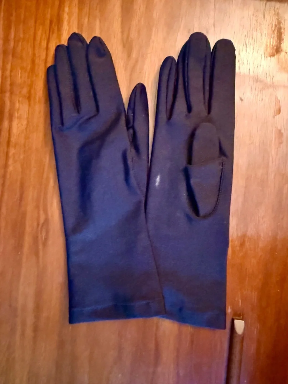 Vintage Aris Black Gloves Womens Size 7 100% Cotton Dress Evening Gloves In Box